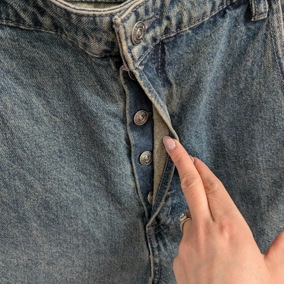 We The Free Dark Blue Flare Jeans - Picture 8 of 13